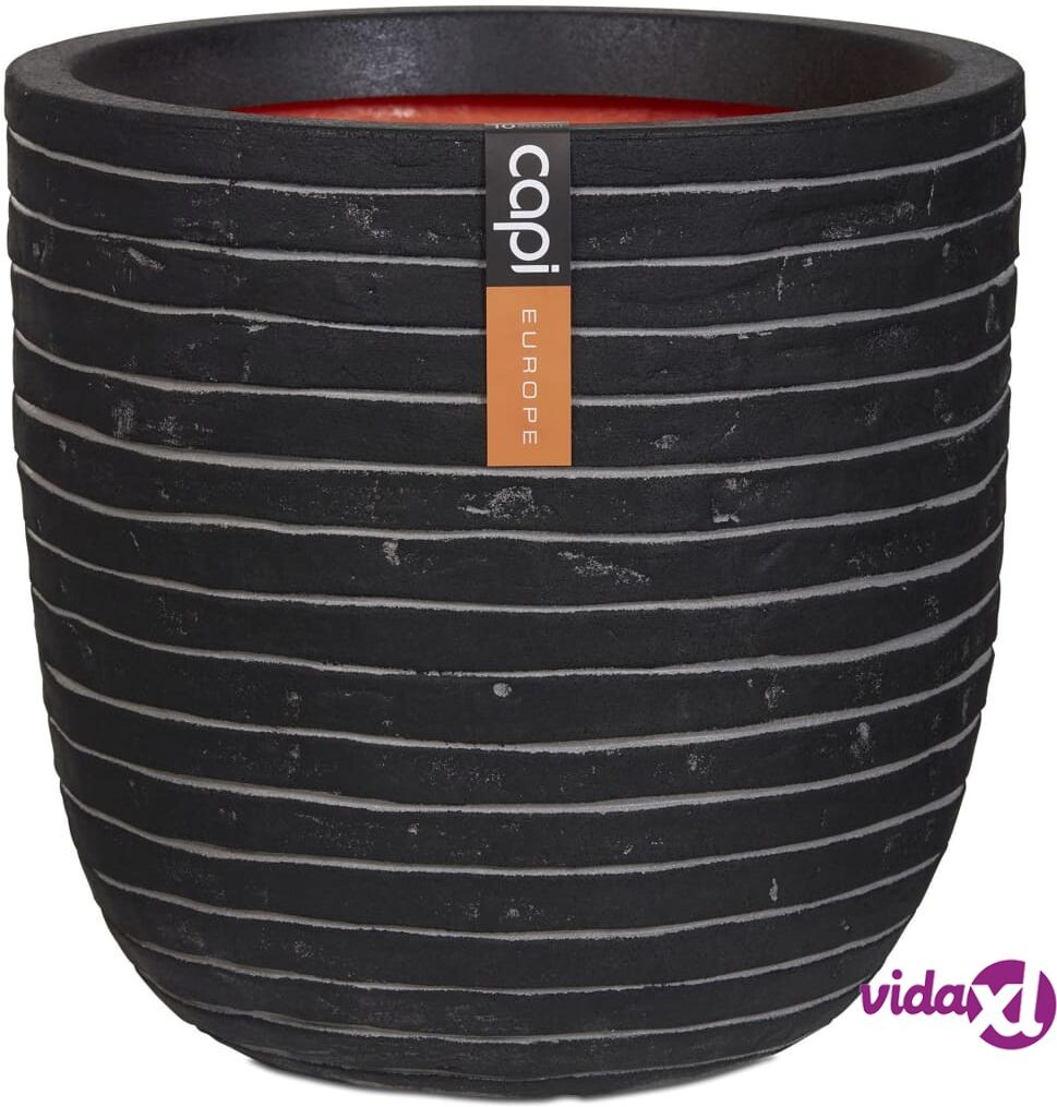 Capi Munanmuotoinen kukkalaatikko Nature Row 35x34 cm antrasiitti Capi Munanmuotoinen kukkalaatikko Nature Row 35x34 cm antrasiitti