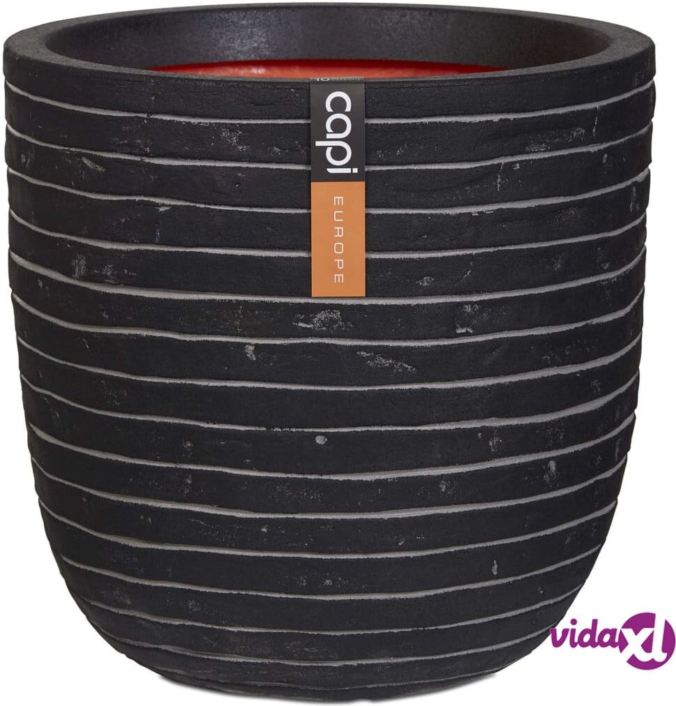 Capi Munanmuotoinen kukkalaatikko Nature Row 43x41 cm antrasiitti Capi Munanmuotoinen kukkalaatikko Nature Row 43x41 cm antrasiitti