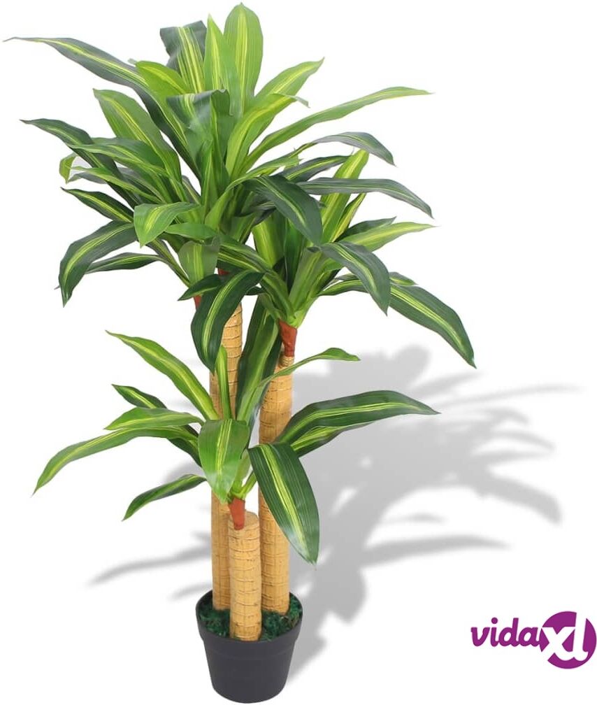 vidaXL Tekokasvi ruukulla traakkipuu 100 cm vihreä vidaXL Tekokasvi ruukulla traakkipuu 100 cm vihreä