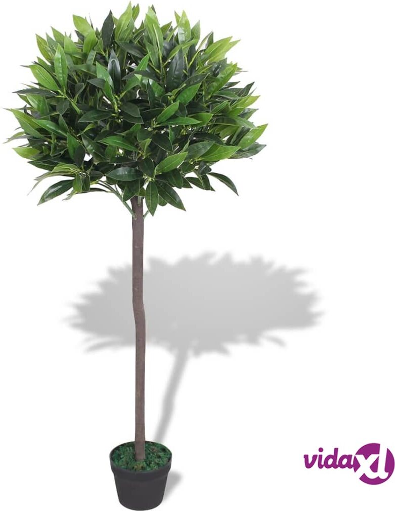 vidaXL Tekokasvi ruukulla laakeripuu 125 cm vihreä vidaXL Tekokasvi ruukulla laakeripuu 125 cm vihreä