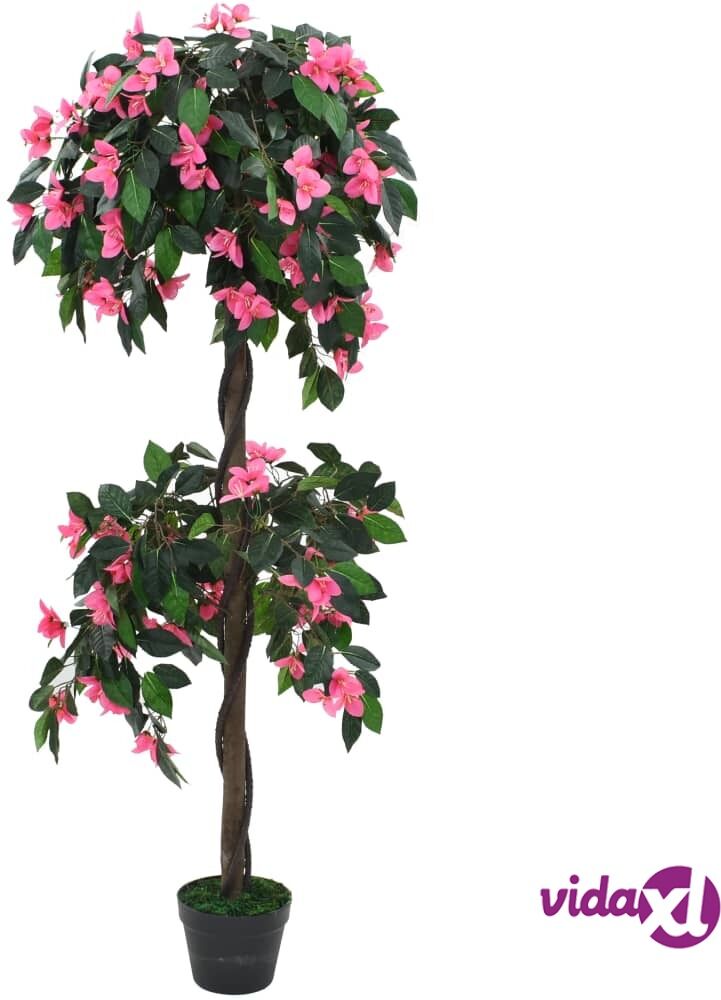 vidaXL Tekokasvi ruukulla alppiruusu 155 cm vihreä ja vaaleanpunainen vidaXL Tekokasvi ruukulla alppiruusu 155 cm vihreä ja vaaleanpunainen