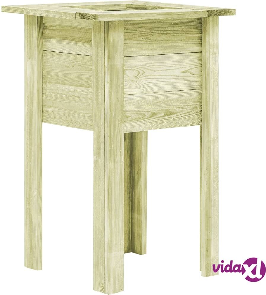 vidaXL Korotettu kukkalaatikko 50x50x80 cm kyllästetty sahattu puu vidaXL Korotettu kukkalaatikko 50x50x80 cm kyllästetty sahattu puu