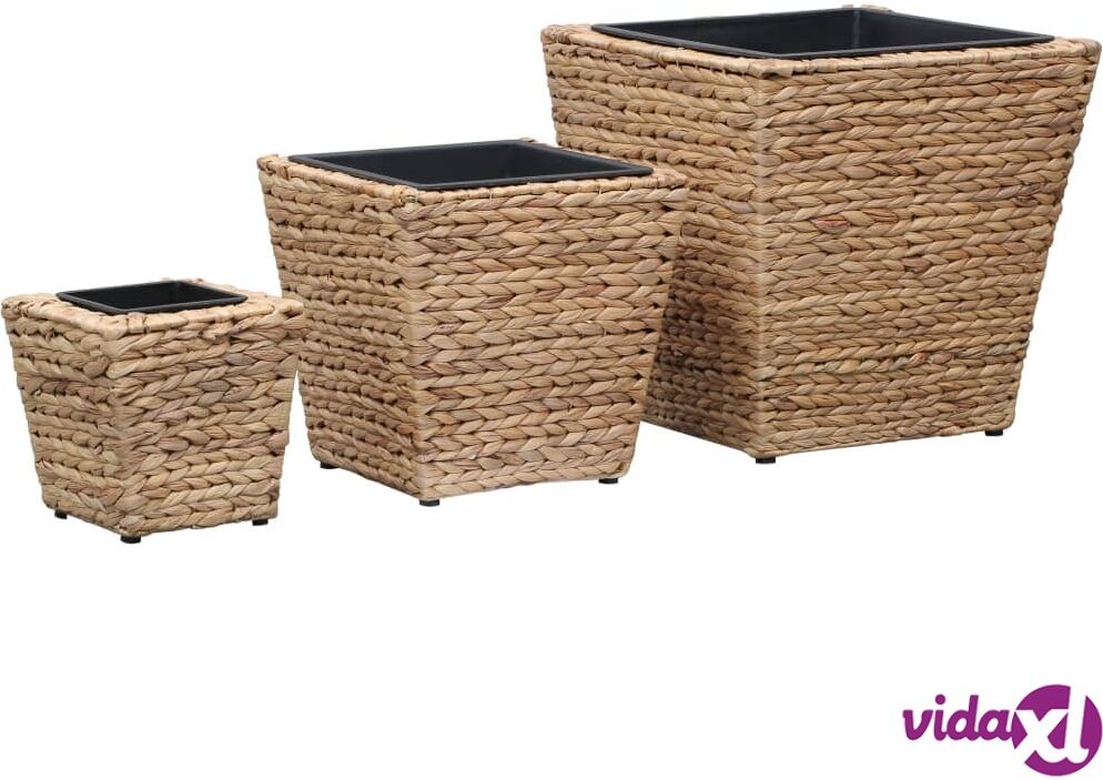 vidaXL Puutarhan korotetut kukkalaatikot 3 kpl vesihyasintti vidaXL Puutarhan korotetut kukkalaatikot 3 kpl vesihyasintti