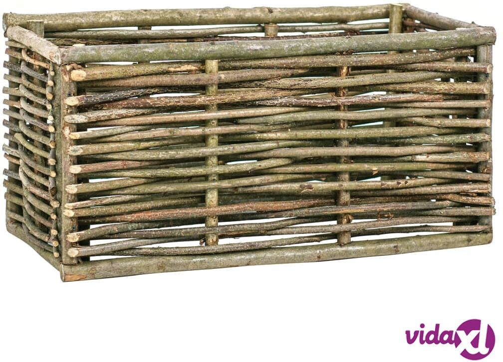 vidaXL Korotettu kukkalaatikko 80x40x40 cm pähkinäpuu vidaXL Korotettu kukkalaatikko 80x40x40 cm pähkinäpuu