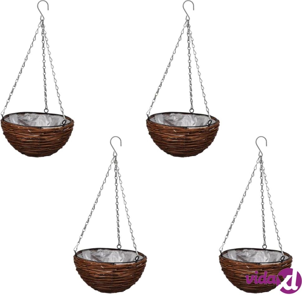 vidaXL Roikkuva Pajukori 4 kpl Liinalla ja Ketjulla vidaXL Roikkuva Pajukori 4 kpl Liinalla ja Ketjulla