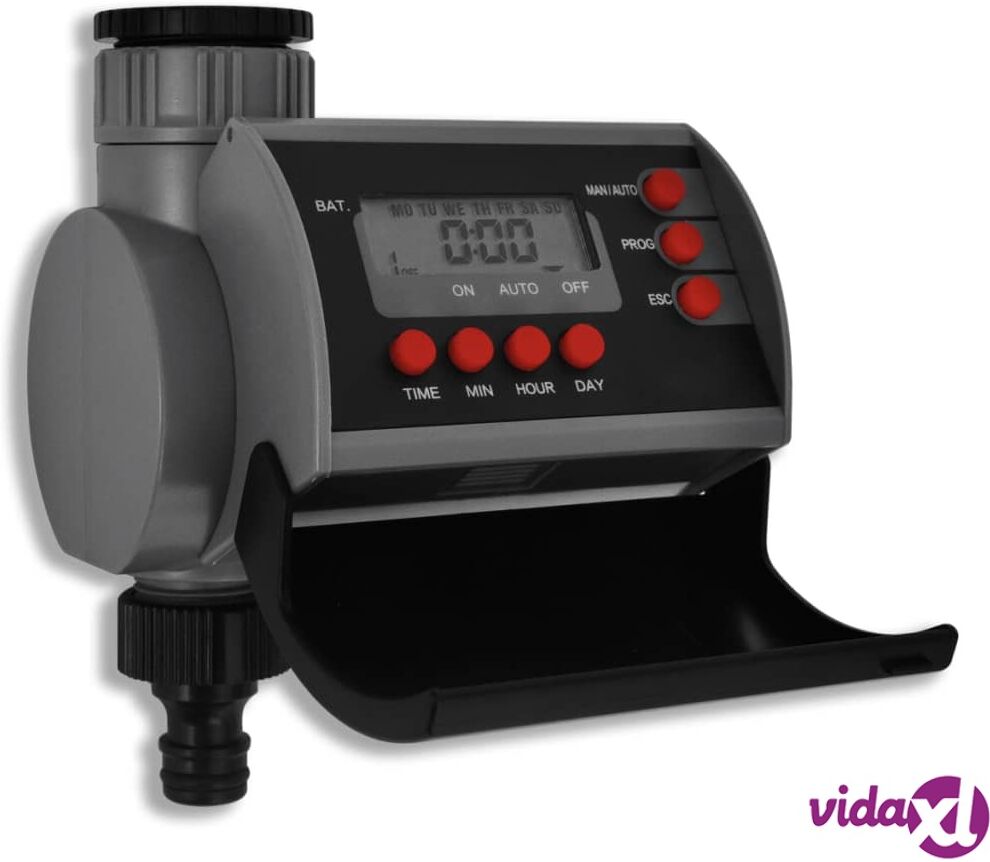 vidaXL Automaattinen Puutarhan Kasteluajastin Yksi Ulostulo ja Digitaalinäytö vidaXL Automaattinen Puutarhan Kasteluajastin Yksi Ulostulo ja Digitaalinäytö