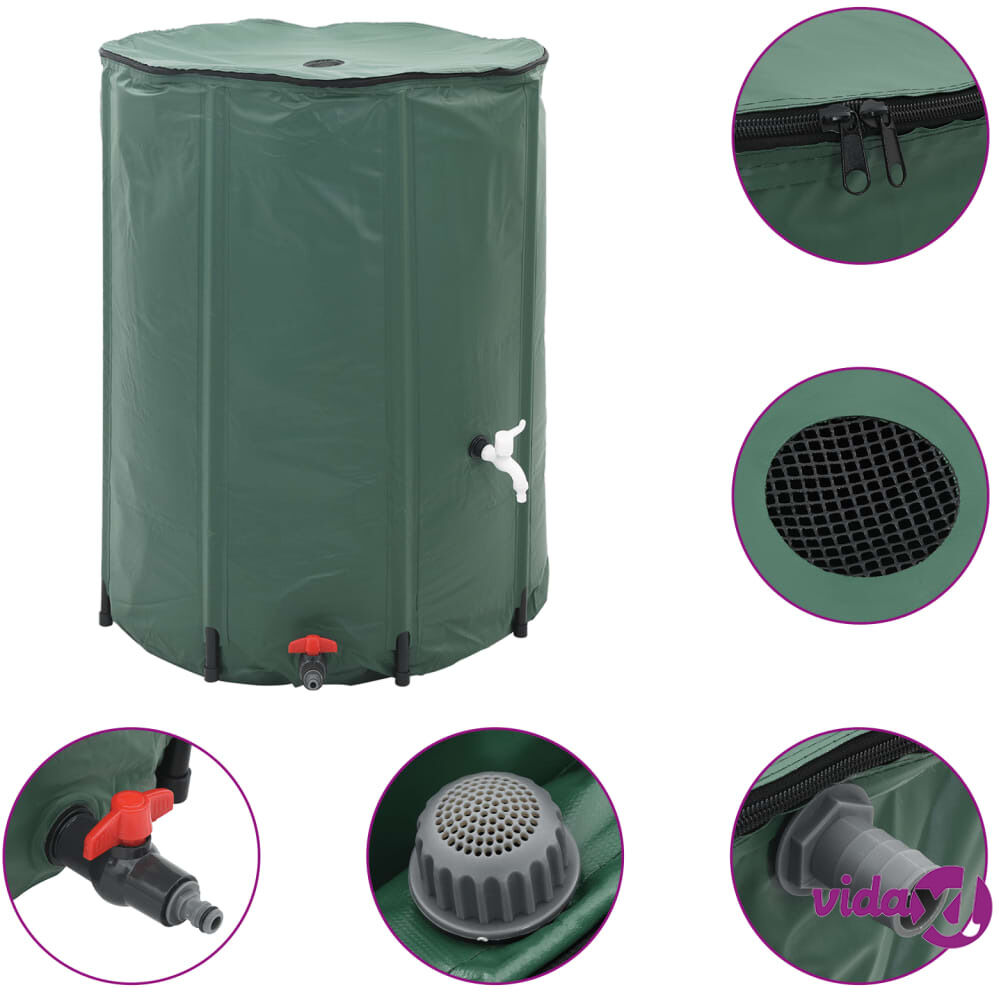 vidaXL Kokoonmenevä Sadevesitankki 500 L vidaXL Kokoonmenevä Sadevesitankki 500 L