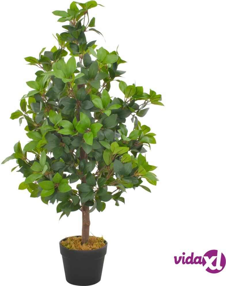 vidaXL Tekokasvi laakeripuu ruukulla vihreä 90 cm vidaXL Tekokasvi laakeripuu ruukulla vihreä 90 cm