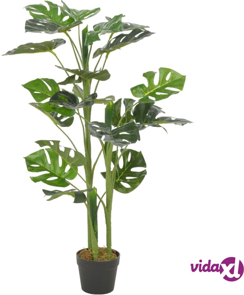 vidaXL Tekokasvi peikonlehti ruukulla vihreä 100 cm vidaXL Tekokasvi peikonlehti ruukulla vihreä 100 cm