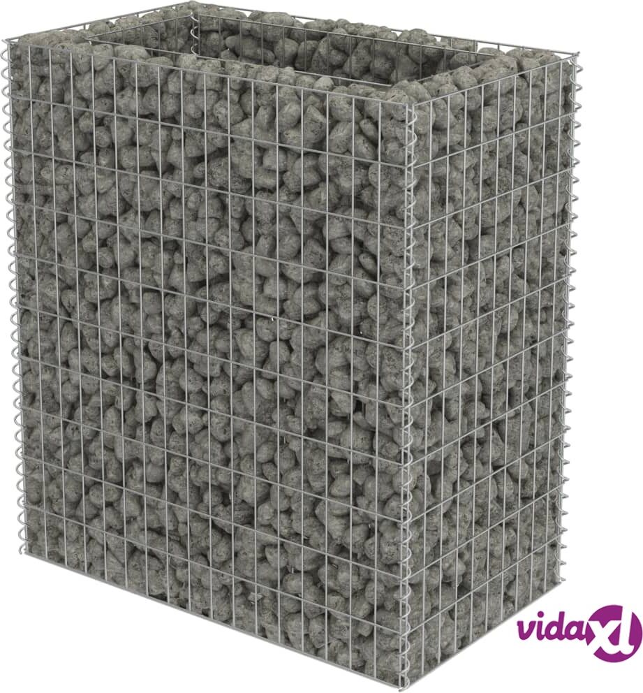 vidaXL Korotettu kivikori/kukkalaatikko galvanoitu teräs 90x50x100 cm vidaXL Korotettu kivikori/kukkalaatikko galvanoitu teräs 90x50x100 cm