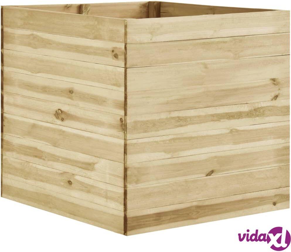 vidaXL Puutarhan korotettu kukkalaatikko 100x100x97 cm kylläst. mänty vidaXL Puutarhan korotettu kukkalaatikko 100x100x97 cm kylläst. mänty
