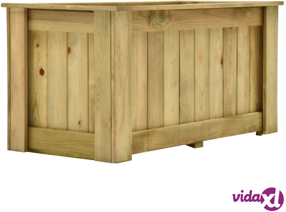 vidaXL Korotettu kukkalaatikko 100x50x50 cm kyllästetty mänty vidaXL Korotettu kukkalaatikko 100x50x50 cm kyllästetty mänty