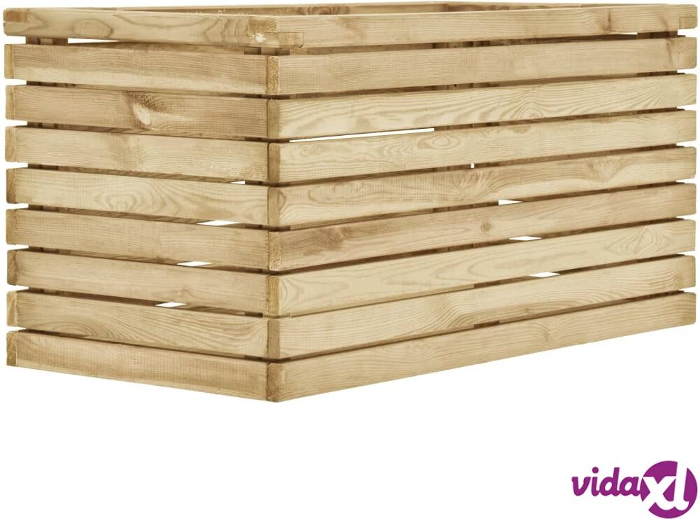vidaXL Korotettu kukkalaatikko 100x50x50 cm kyllästetty mänty vidaXL Korotettu kukkalaatikko 100x50x50 cm kyllästetty mänty