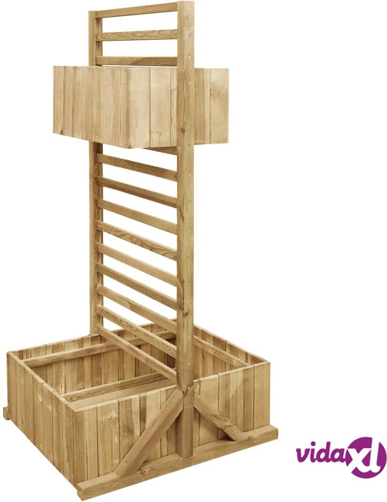 vidaXL Kukkalaatikko säleiköllä kyllästetty mänty vidaXL Kukkalaatikko säleiköllä kyllästetty mänty