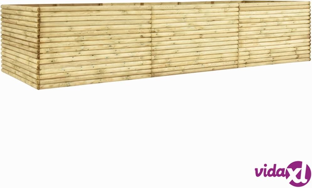 vidaXL Korotettu kukkalaatikko 450x150x96 cm kyllästetty mänty vidaXL Korotettu kukkalaatikko 450x150x96 cm kyllästetty mänty