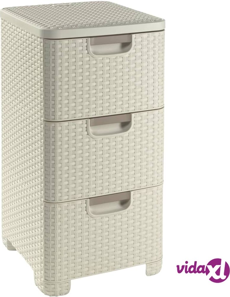 Curver Style laatikosto 42 l valkoinen 240645 Curver Style laatikosto 42 l valkoinen 240645