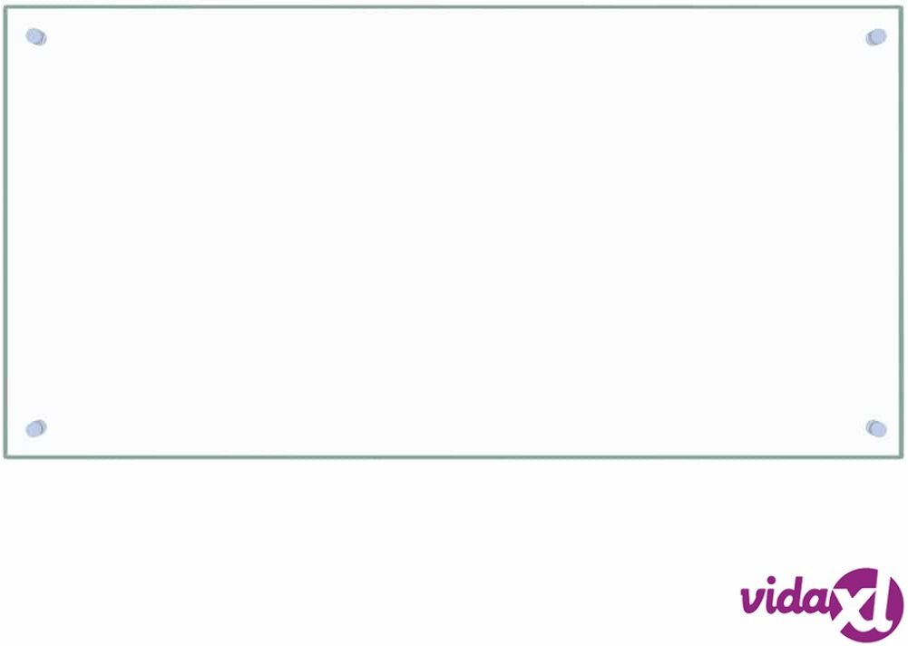 vidaXL Keittiön roiskesuoja läpinäkyvä 100x50 cm karkaistu lasi vidaXL Keittiön roiskesuoja läpinäkyvä 100x50 cm karkaistu lasi