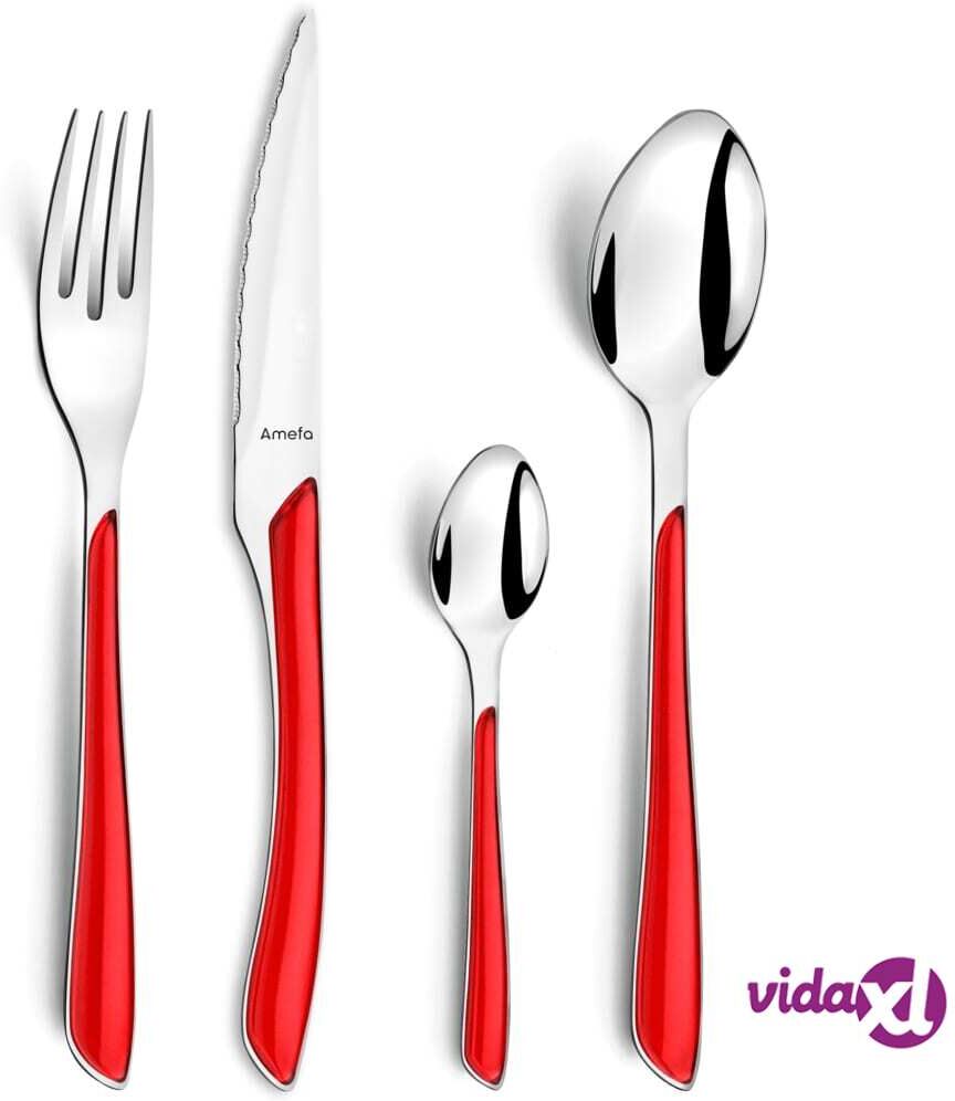 Amefa 24-osainen aterinsarja Eclat punainen Amefa 24-osainen aterinsarja Eclat punainen