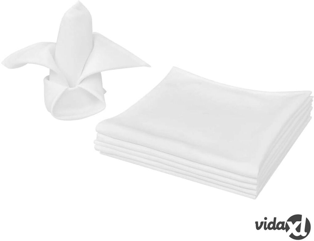 vidaXL 100 Lautasliinaa Valkoinen 50 x 50 cm vidaXL 100 Lautasliinaa Valkoinen 50 x 50 cm