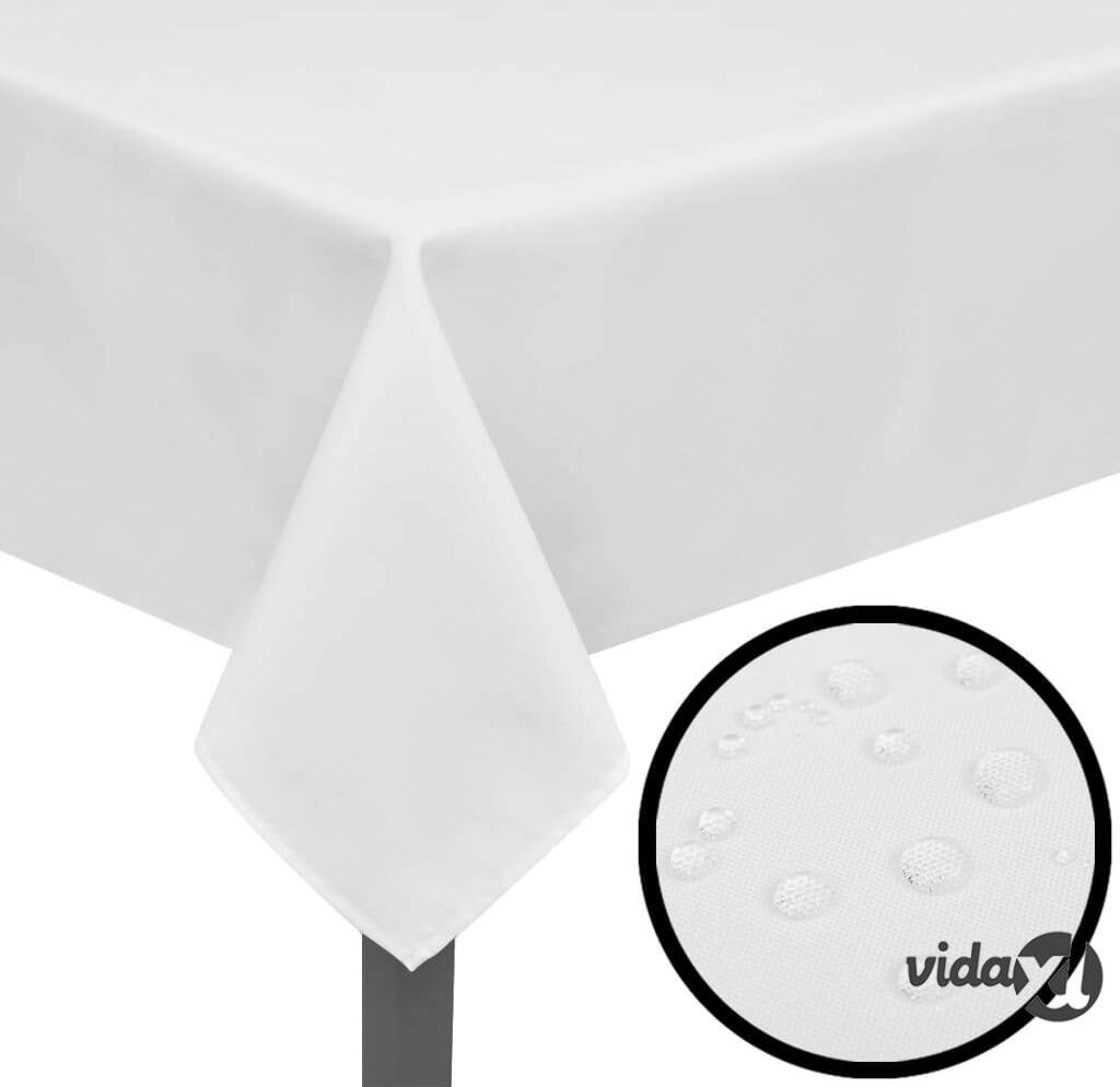 vidaXL 5 Pöytäliinaa Valkoinen 100 x 130 cm vidaXL 5 Pöytäliinaa Valkoinen 100 x 130 cm