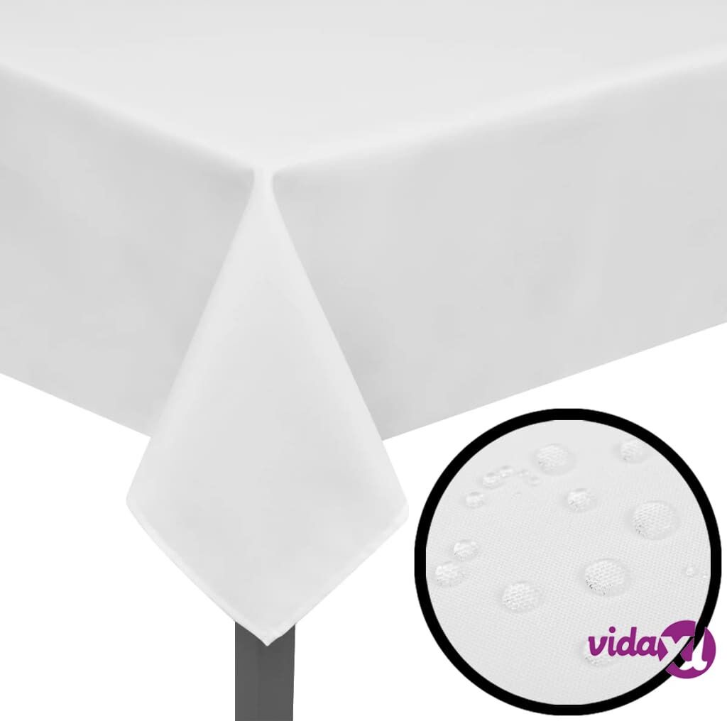 vidaXL 5 Pöytäliinaa Valkoinen 130 x 130 cm vidaXL 5 Pöytäliinaa Valkoinen 130 x 130 cm