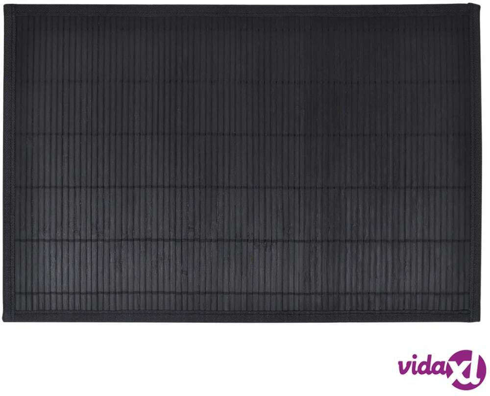 vidaXL Bambu Tabletti 6 kpl 30 x 45 cm Musta vidaXL Bambu Tabletti 6 kpl 30 x 45 cm Musta