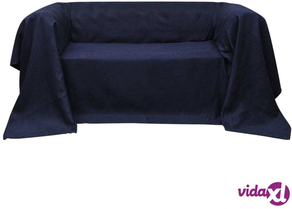 vidaXL Mikrokuitu Sohvan Suojapäällinen Laivastonsininen 140 x 210 cm vidaXL Mikrokuitu Sohvan Suojapäällinen Laivastonsininen 140 x 210 cm
