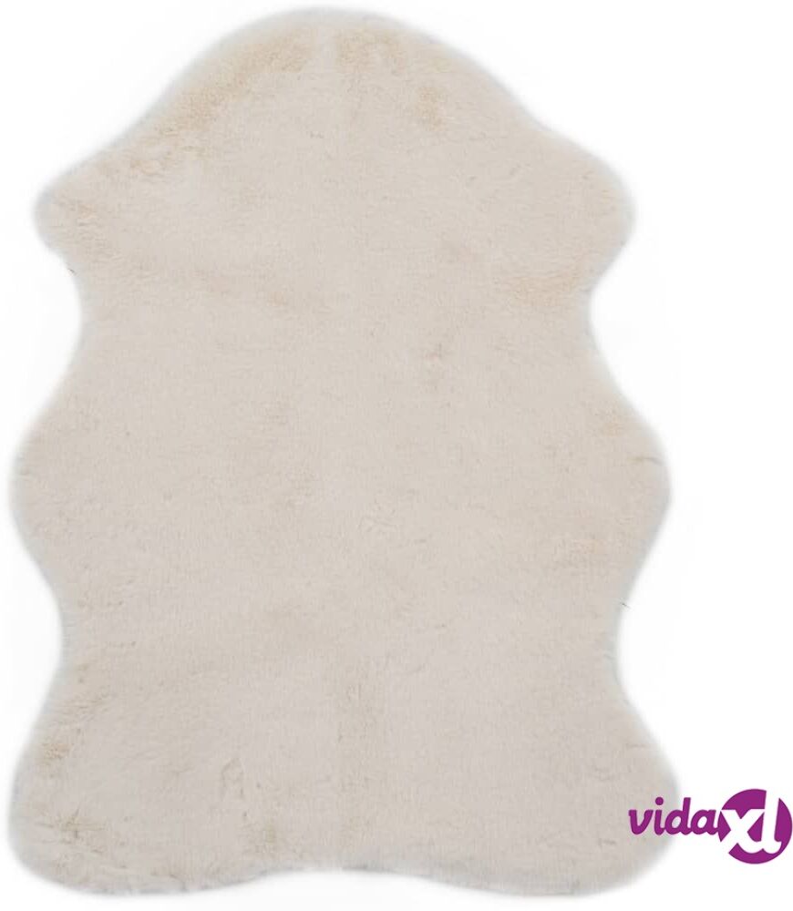 vidaXL Matto 65x95 cm jäniksen tekonahka kerma vidaXL Matto 65x95 cm jäniksen tekonahka kerma