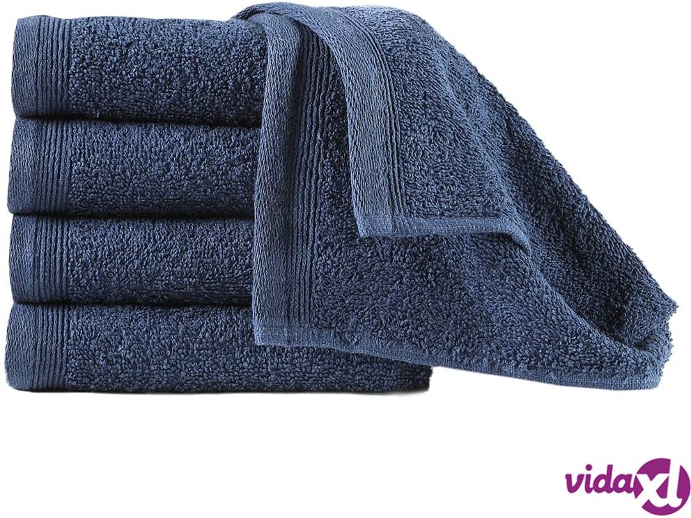 vidaXL Vieraspyyhkeet 10 kpl puuvilla 450 g/m² 30x50 cm laivastonsin. vidaXL Vieraspyyhkeet 10 kpl puuvilla 450 g/m² 30x50 cm laivastonsin.