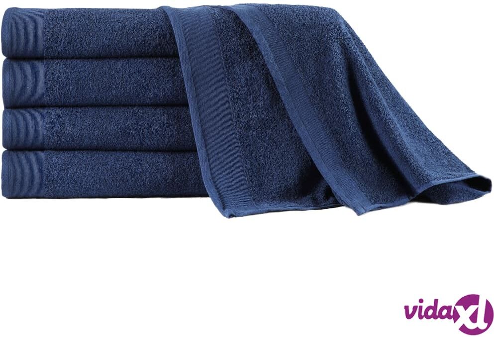 vidaXL Saunapyyhkeet 5 kpl puuvilla 450 g/m² 80x200 cm laivastonsin. vidaXL Saunapyyhkeet 5 kpl puuvilla 450 g/m² 80x200 cm laivastonsin.