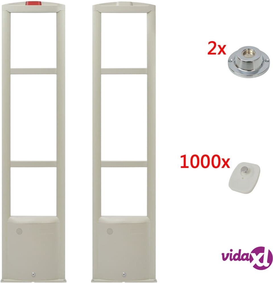 vidaXL RF Antennijärjestelmä +tunnisteet ja tunnisteen irrottajat 8MHz vidaXL RF Antennijärjestelmä +tunnisteet ja tunnisteen irrottajat 8MHz