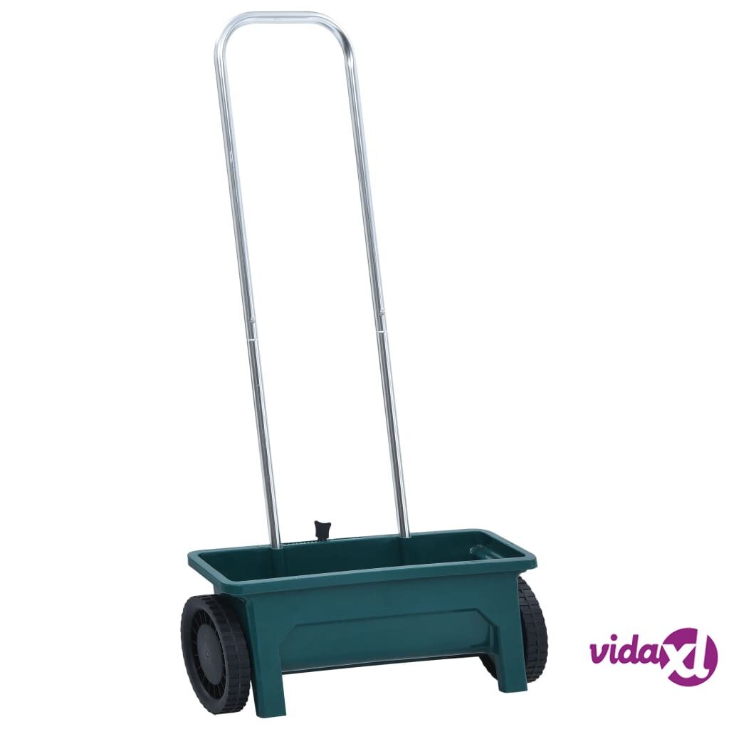 vidaXL Puutarhan levitinkärry 12 l alumiini vidaXL Puutarhan levitinkärry 12 l alumiini