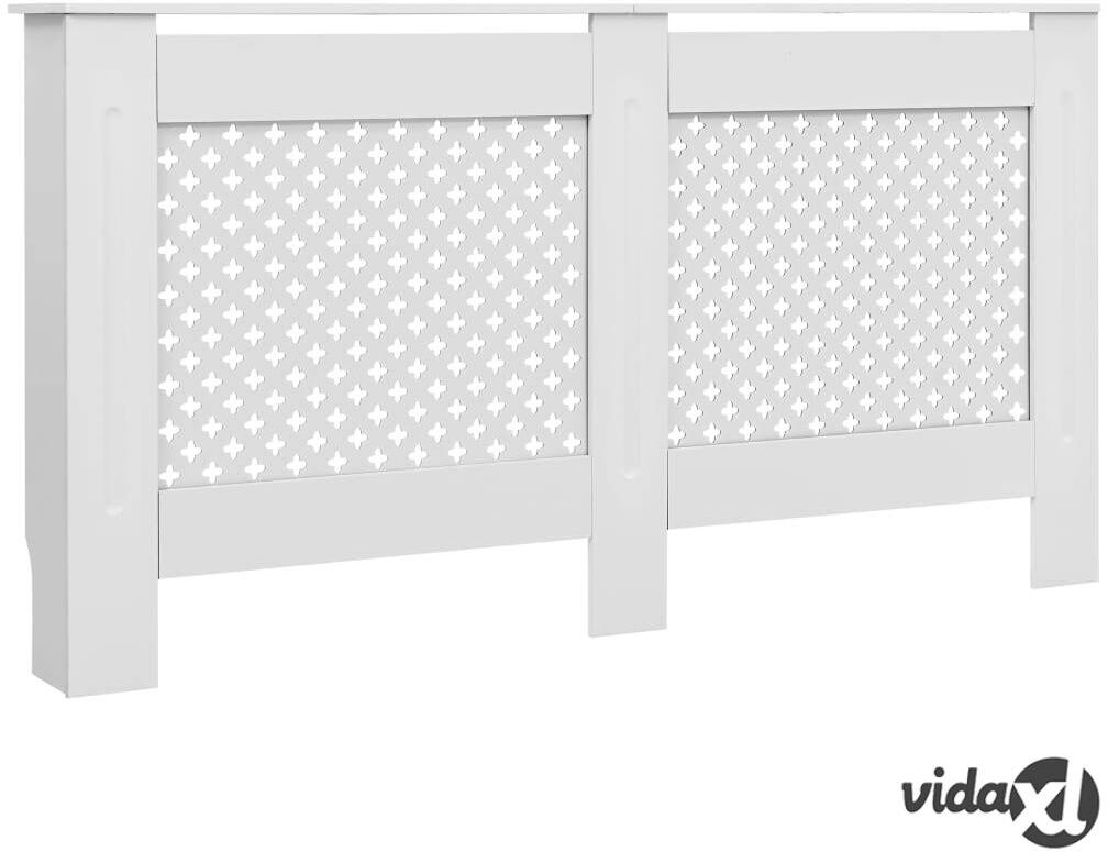 vidaXL Lämpöpatterin suoja MDF 152x19x81,5 cm valkoinen vidaXL Lämpöpatterin suoja MDF 152x19x81,5 cm valkoinen