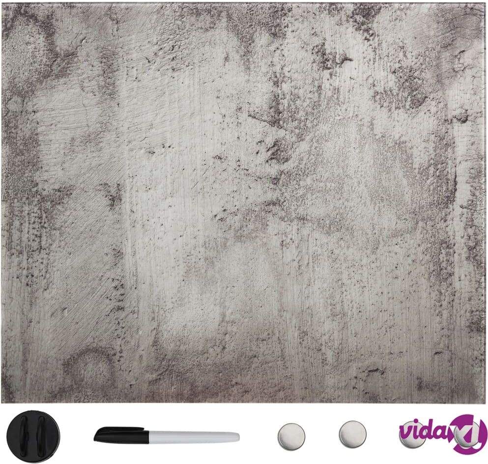 vidaXL Seinäkiinnitteinen magneettinen tussitaulu lasi 50x50 cm vidaXL Seinäkiinnitteinen magneettinen tussitaulu lasi 50x50 cm