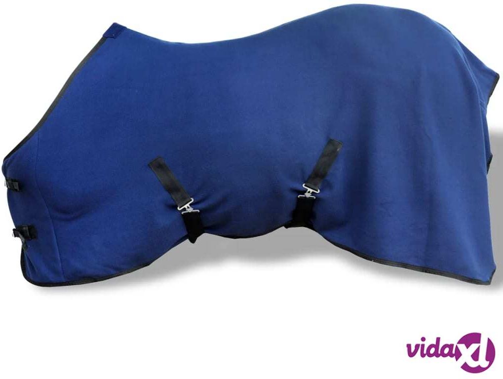 vidaXL Fleece Loimi Ristivöillä 105 cm sininen vidaXL Fleece Loimi Ristivöillä 105 cm sininen