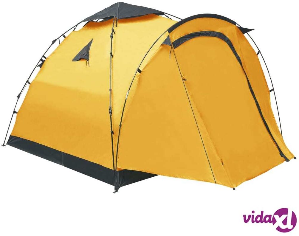 vidaXL Pop Up Retkeilyteltta 3 henkeä keltainen vidaXL Pop Up Retkeilyteltta 3 henkeä keltainen