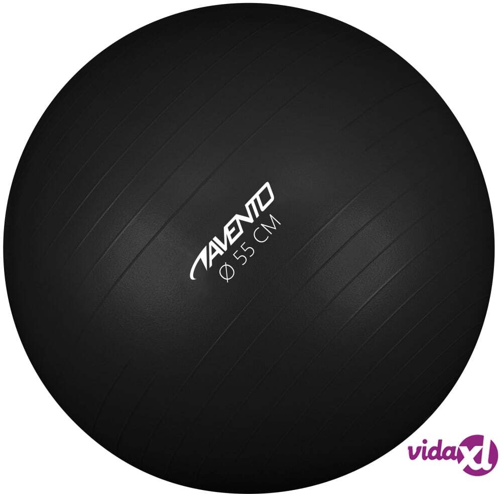 Avento Fitness/jumppapallo halkaisija 55 cm musta