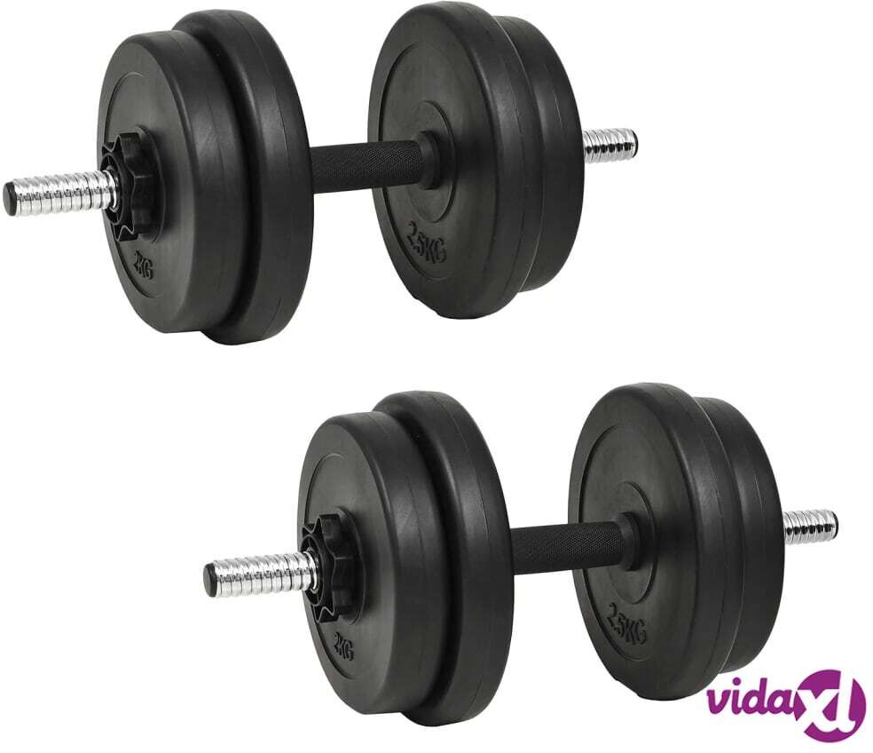 vidaXL 14-osainen Käsipainosarja 20 kg vidaXL 14-osainen Käsipainosarja 20 kg