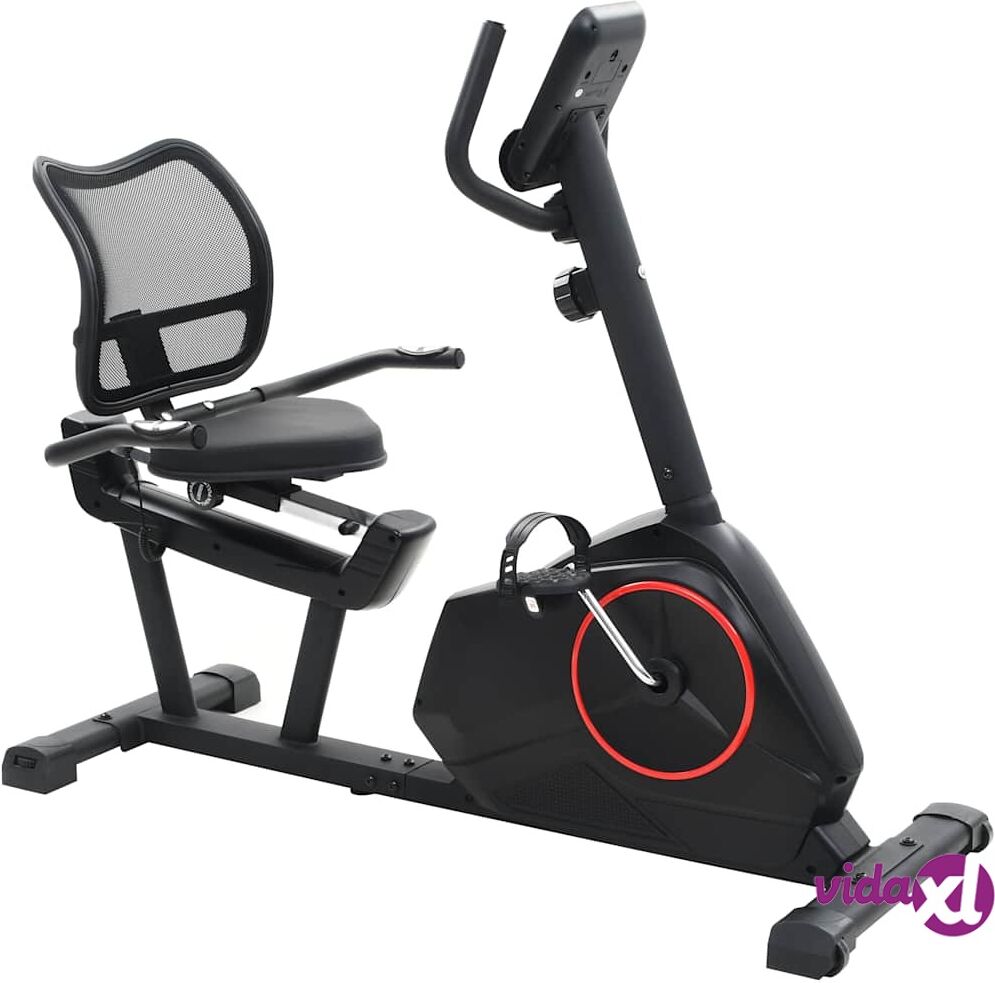 vidaXL Magneettinen rekumbentti kuntopyörä sykemittauksella vidaXL Magneettinen rekumbentti kuntopyörä sykemittauksella