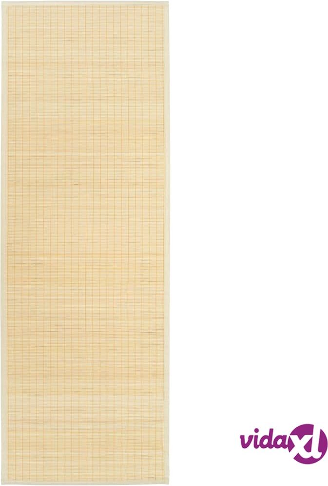 vidaXL Joogamatto bambu 60x180 cm luonnollinen