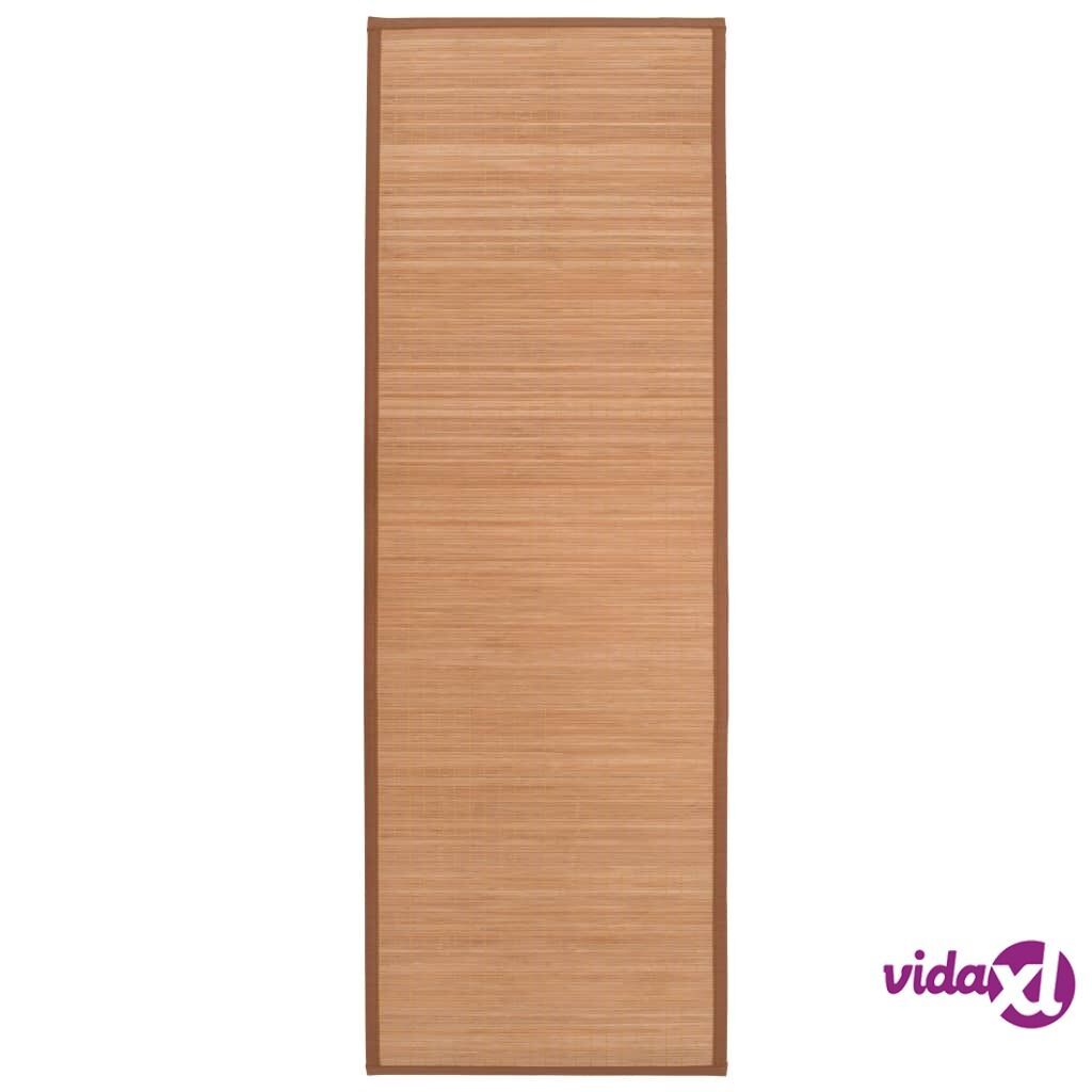 vidaXL Joogamatto bambu 60x180 cm ruskea