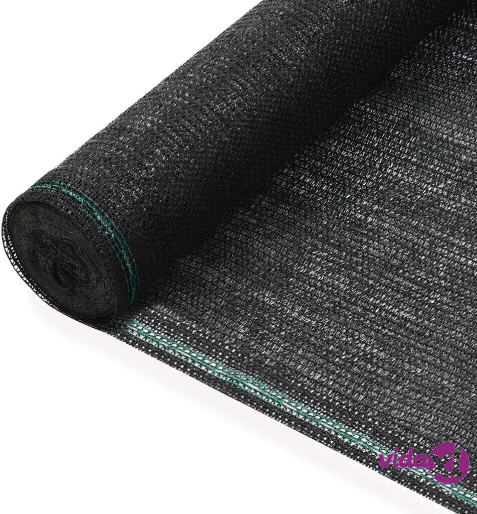 vidaXL Tenniskentän suojaverkko HDPE 1x25 m musta vidaXL Tenniskentän suojaverkko HDPE 1x25 m musta