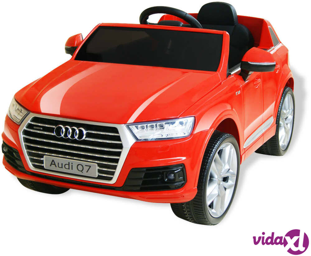 vidaXL Sähkökäyttöinen ajettava auto Audi Q7 Punainen 6V vidaXL Sähkökäyttöinen ajettava auto Audi Q7 Punainen 6V
