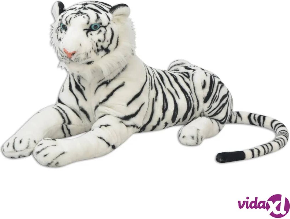 vidaXL Tiikeri pehmolelu Valkoinen XXL vidaXL Tiikeri pehmolelu Valkoinen XXL