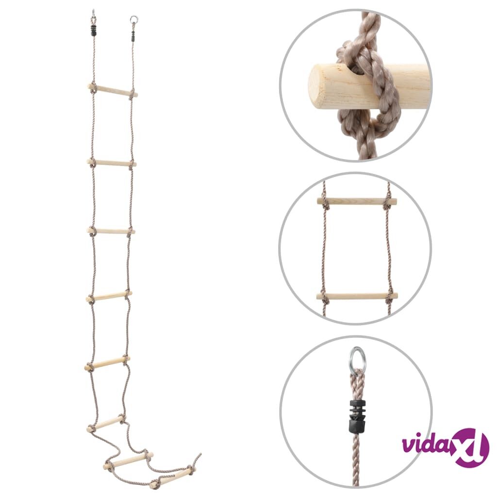 vidaXL Lasten köysitikkaat 290 cm puu vidaXL Lasten köysitikkaat 290 cm puu