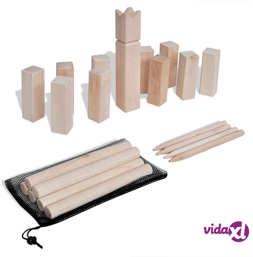 vidaXL Puinen Kubb Pelisarja vidaXL Puinen Kubb Pelisarja