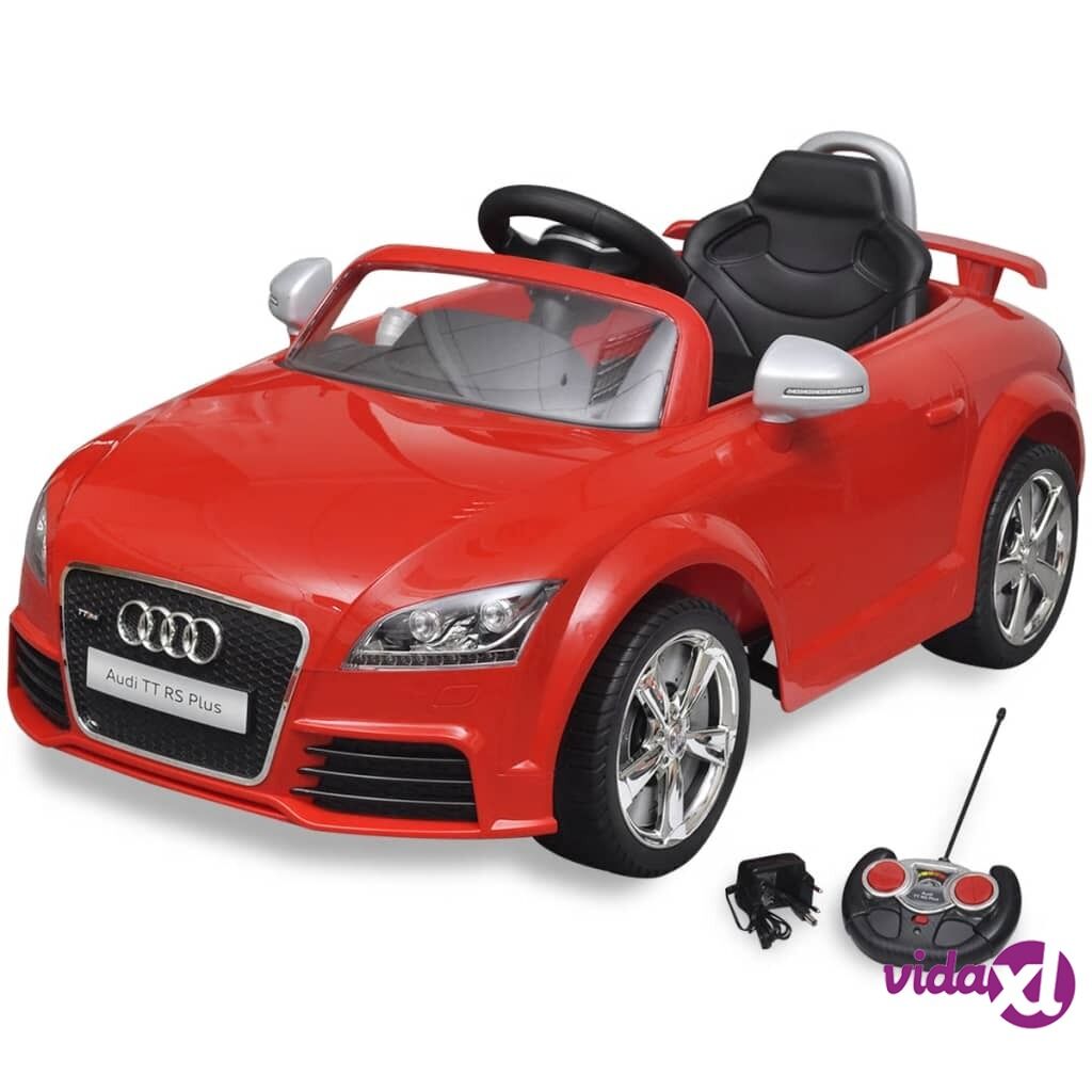 vidaXL Audi TT RS Istuttava Auto Lapsille Kauko-ohjaimella Punainen vidaXL Audi TT RS Istuttava Auto Lapsille Kauko-ohjaimella Punainen