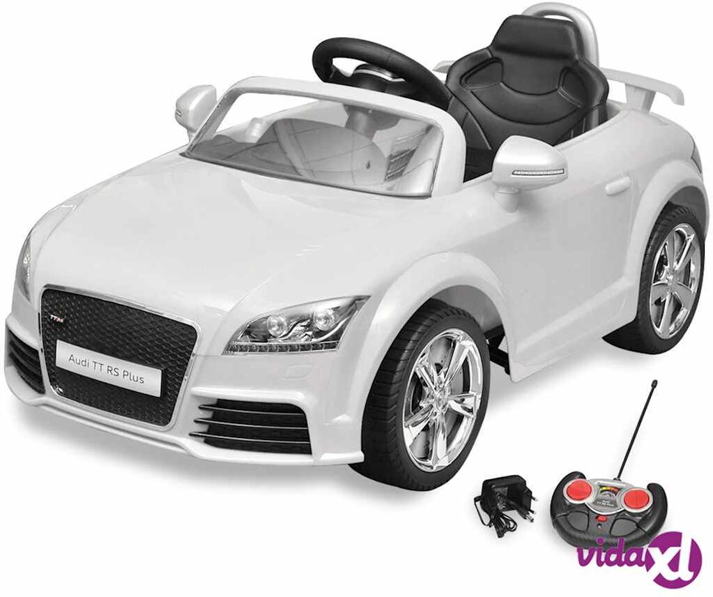 vidaXL Audi TT RS Istuttava Auto Lapsille Kauko-ohjaimella Valkoinen vidaXL Audi TT RS Istuttava Auto Lapsille Kauko-ohjaimella Valkoinen