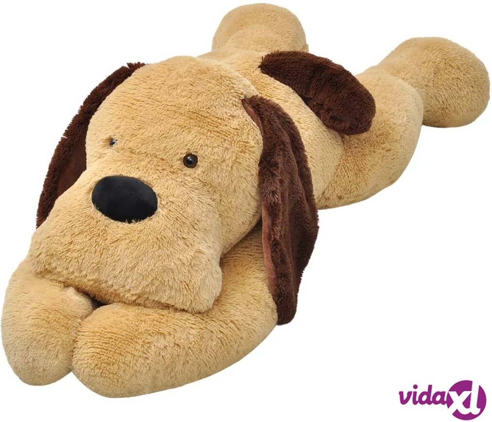 vidaXL Koira pehmolelu Ruskea 120 cm vidaXL Koira pehmolelu Ruskea 120 cm