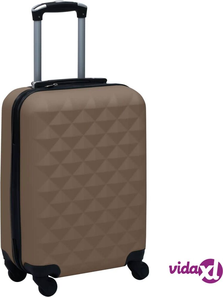 vidaXL Kovapintainen matkalaukku ruskea ABS vidaXL Kovapintainen matkalaukku ruskea ABS